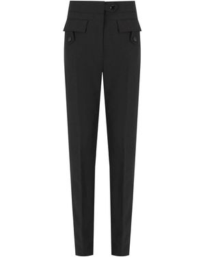 Ganni Pantalón con bolsillos - Negro
