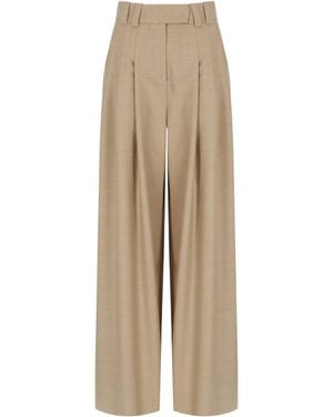 Marella Palazzo Trousers Verbena - Natural