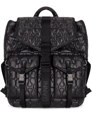 Ganni Re-Tech Backpack - Black