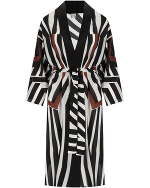 Max Mara Beachwear ovatte kakao kaftan - Schwarz