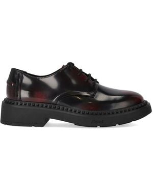 Ash Mercury /burgundy Veterschoen - Zwart