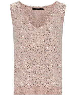 Weekend by Maxmara Top Acaici Cipria - Marrone