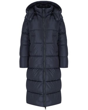 Save The Duck Abrigo acolchado con capucha colette - Azul