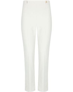 Elisabetta Franchi Flare Trousers - White