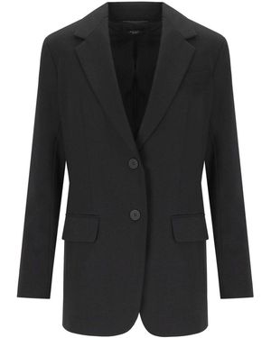 Weekend by Maxmara Messina Single-Breasted Blazer - Black