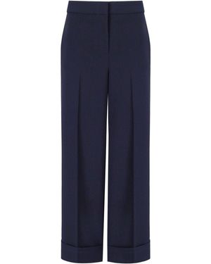 Essentiel Antwerp Imo Cropped Trousers - Blue