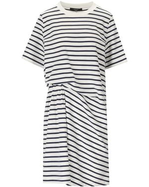 Weekend by Maxmara Vestido pireo con rayas - Blanco