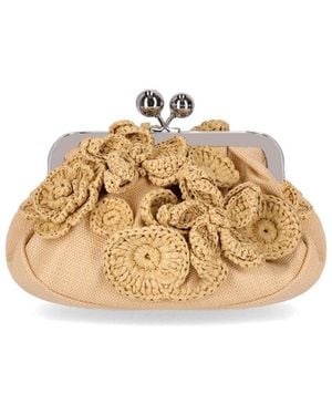 Weekend by Maxmara Pasticcino Comune Small Clutch - Natural