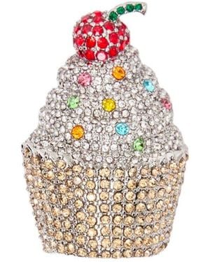Weekend by Maxmara Falla Cup Cake Pin - White