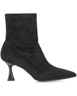 Sergio Levantesi Janet Heeled Ankle Boot - Black