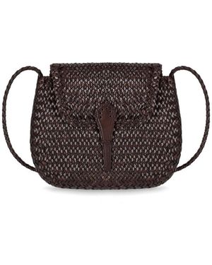 Dragon Diffusion Mini City Dark Crossbody Bag - Brown
