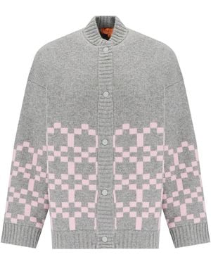 Stine Goya Stine geya tino gris y chaqueta de bombardero rosa