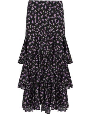 Essentiel Antwerp Gonna Midi Ilana Nera - Nero