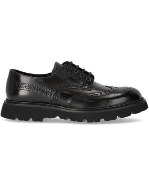 Doucal's Stringata Derby Brogue Nera - Nero
