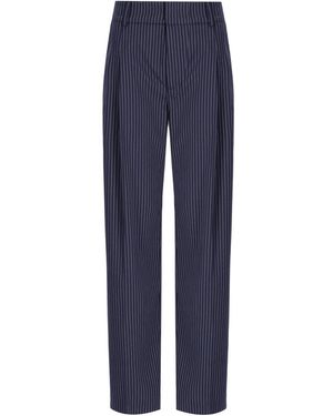 Essentiel Antwerp Herb hose mit nadelstreifen - Blau
