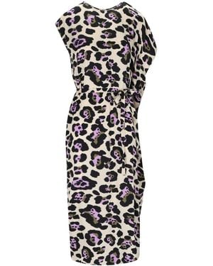 Essentiel Antwerp Jaliyah Ivory Midi Dress - Black