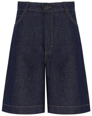 Max Mara Max Mara Weekend Ozono Bermuda Shorts - Blue