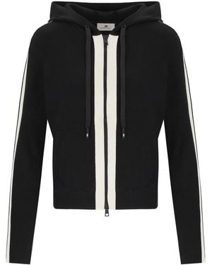 Elisabetta Franchi Zip Sweatshirt - Black