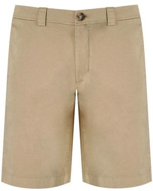 Woolrich Klassiker Chino Beige Bermuda Shorts - Natur