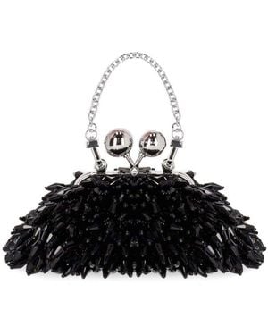 Weekend by Maxmara Pasticcino Alfio Mini Clutch Bag - Black