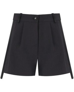 Elisabetta Franchi Smoking Shorts - Schwarz