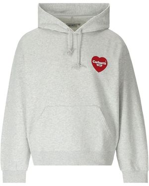 Carhartt Heart Mélange Grey Hoodie