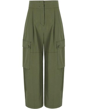 Weekend by Maxmara Aquila Cargo Trousers - Green