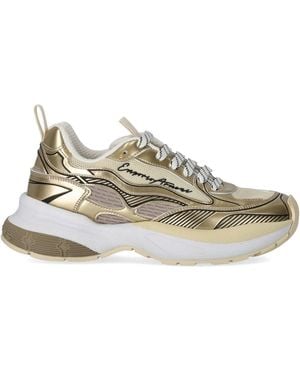 Emporio Armani Low-Top Sneakers - Metallic