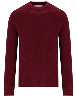 Amaranto Maglione Girocollo Bordeaux - Rosso