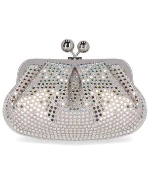 Weekend by Maxmara Pasticcino Alama Small Clutch - White