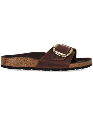 Birkenstock Ciabatta Madrid Big Buckle Hex Oiled Habana - Marrone