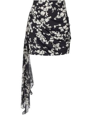 Elisabetta Franchi Butter Draped Skirt - White