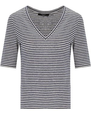 Weekend by Maxmara Opzione Striped T Shirt - Blue