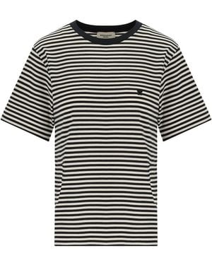 Weekend by Maxmara Venaco Striped T Shirt - Black