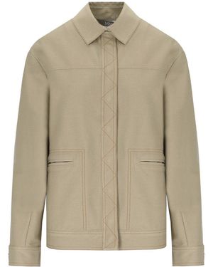 Weekend by Maxmara Lepre Denim Effect Jacket - Natural