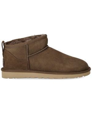 UGG Stivale Classic Ultra Mini Hickory - Marrone
