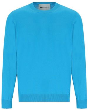 Amaranto Maglia Girocollo Azzurra - Blu