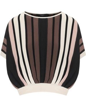 Weekend by Maxmara Pegola Mehrfarbiges Top - Schwarz