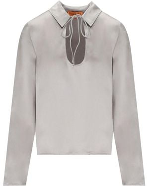 Stine Goya Klive e bluse - Grau