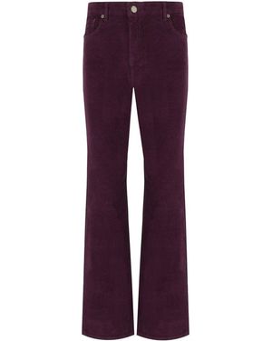 Twinset Corduroy Trousers - Purple