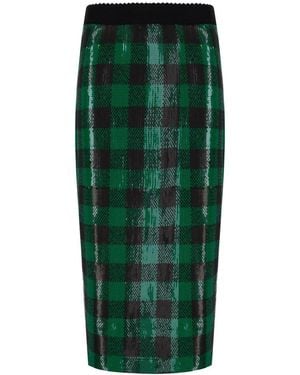 Essentiel Antwerp Knitwear Midi Skirt - Green