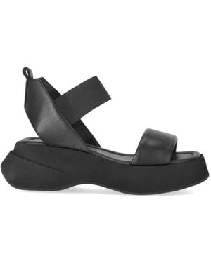 Elena Iachi Lena Platform Sandal - Black