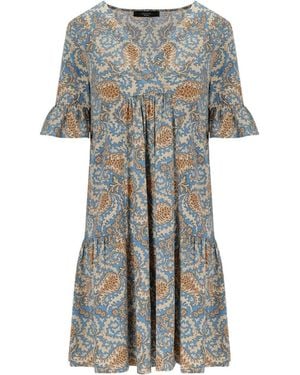 Weekend by Maxmara Fuoco Multicoloured Dress - Grey