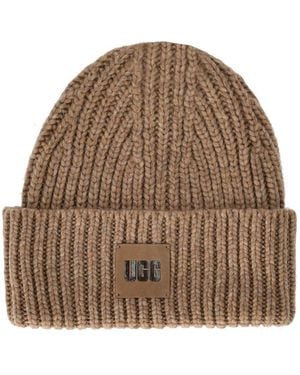 UGG Chunky Rib Kamel Mütze - Braun