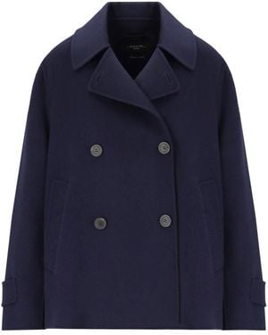 Weekend by Maxmara Caban Doppiopetto Afone - Blu
