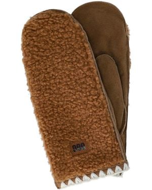 UGG Fluff Chestnut Mittens - Brown