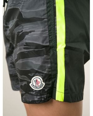 Moncler Camouflage Swimming Shorts - Black