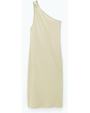 Filippa K One Shoulder Jersey Dress - White