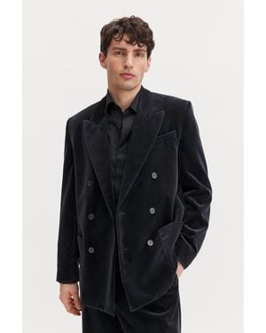 Filippa K Michael Velvet Blazer - Blue