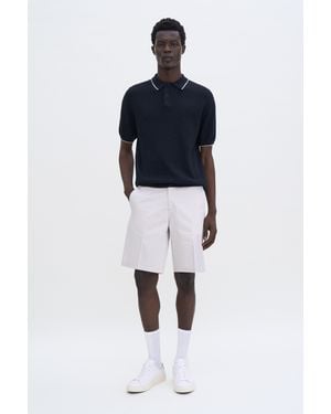 Filippa K Cotton Tailored Shorts - Blue